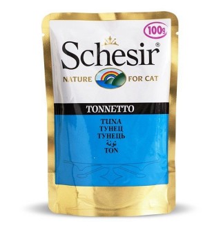 Schesir ТУНЕЦЬ (Tuna) в желе консерви для котів, пауч, 100 г, (C560) (751010х20шт)