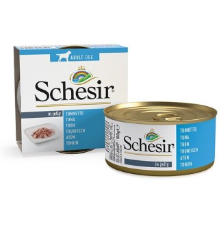 Schesir ТУНЕЦЬ (Tuna) в желе консерви для собак, банка, 150 г, (C681) (712530х10шт)
