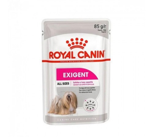 Royal Canin Exigent Adult - вологий корм для собак різних розмірів вибагливих у харчуванні, 0,085кг