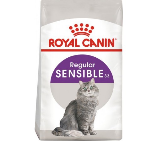 Royal Canin Sensible 33 - сухий корм з птицею для котів з чутливою травною системою, 10кг