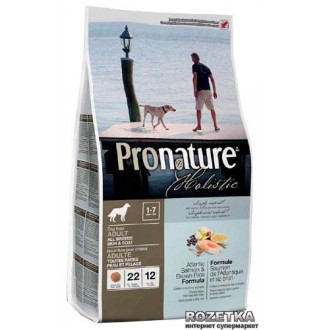 Pronature Holistic Сухий корм для собак. Атлантичний лосось з коричневим рисом, 2,72 кг