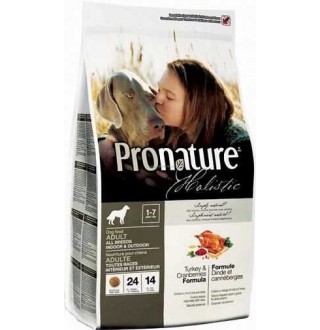 Pronature Holistic Корм для собак всіх порід. Індичка з журавлиною, 2,72кг.