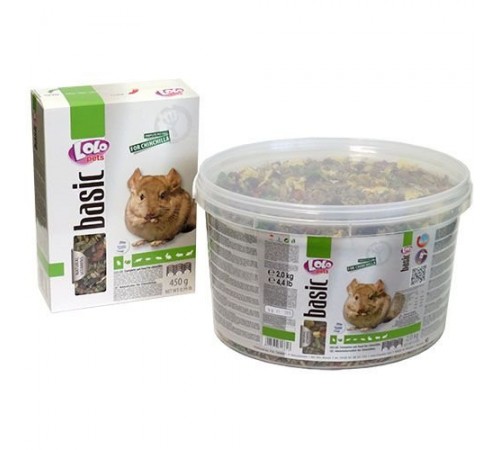 Lolopets повнораційний корм для шиншил 1000гр. LO-71602