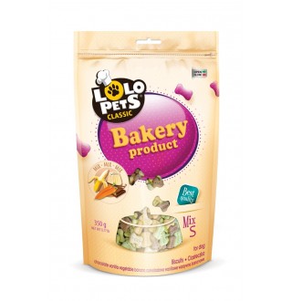 Lolopets Печиво для собак 350гр кісточки MIX S LO-80800