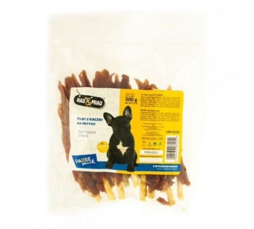 PAUSE snack Ласощі для собак, палички з яловичини (20%) з качиним м'ясом(79%), 500g.