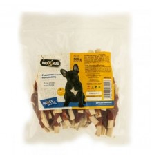 PAUSE snack Ласощі для собак, смужки риби (64%) овиті качиним м'ясом(35%), 500g.