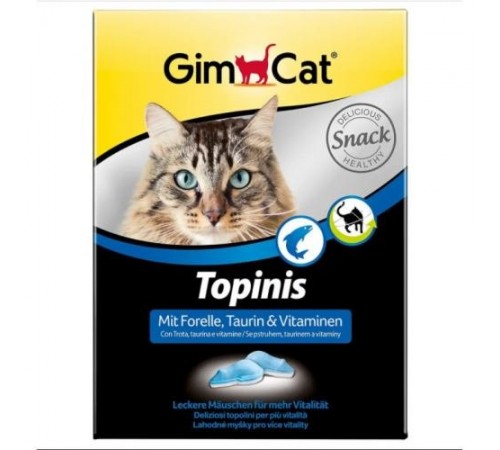 GimCat TOPINIS 190т. форель для покращення обміну речовин, мікрофлори шлунка