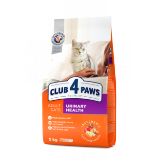 CLUB 4 PAWS Premium. Повнораціонний сухий корм для дорослих собак підтримка здоров'я сечовивідної системи 5кг