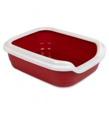 Туалет для котів Comfort L 49х39х15, бордо. Арт. PR241739