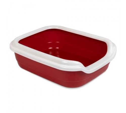 Туалет для котів Comfort L 49х39х15, бордо. Арт. PR241739