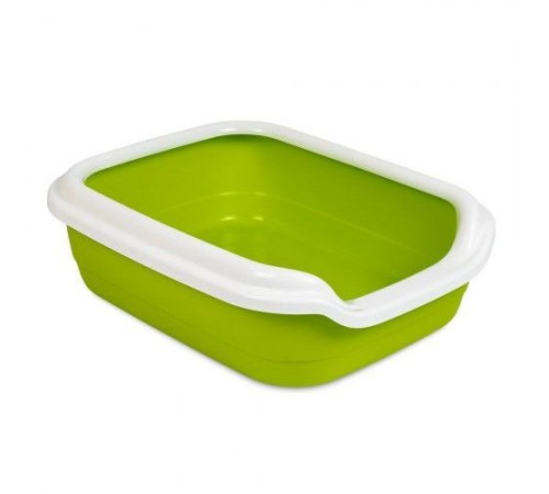 Туалет для котів Comfort M 41х30х13.5, лайм. Арт. PR241737