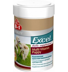 8 in 1 Excel Multi Vit-Puppy. Вітаміни для цуценят.100таб/185ml