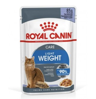 Royal Canin Light Weight Care Jelly - вологий корм для дорослих котів схильних до набору зайвої ваги, 0,085кг