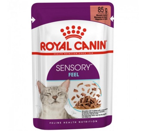 Royal Canin Sensory Feel in gravy - вологий корм для котів, що стимулює дотикові рецептори, 0,085кг