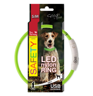 Нашийник LED зелений 45см