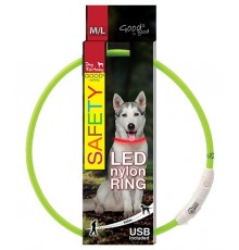 Нашийник LED зелений 65см