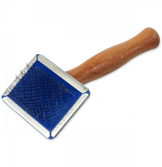 Пуходерка з дерев'яной ручкой S