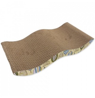 Кігтеточка картонна ВОЛНА3 43x22x4см