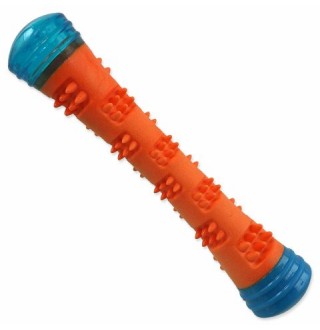Dog Fantasy Magic stickshinning with squeaker S, blue/orange - іграшка для собак, паличка що світиться та видає звуки 23см