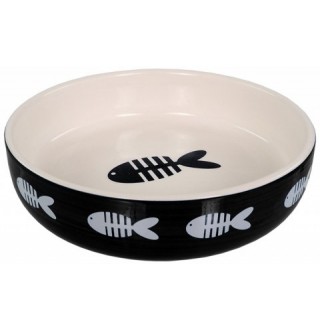 Миска керамічна для котів 13x4см