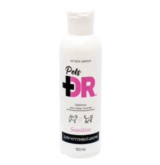 Vetbio Dr.Pets Sensitive - шампунь для чутливої шкіри собак і котів, 150мл