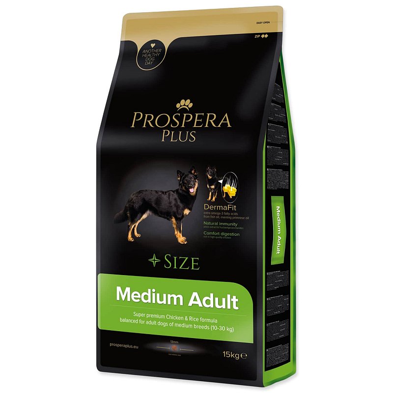 Prospera Plus Medium Adult - сухий корм для дорослих собак середніх порід, 15кг