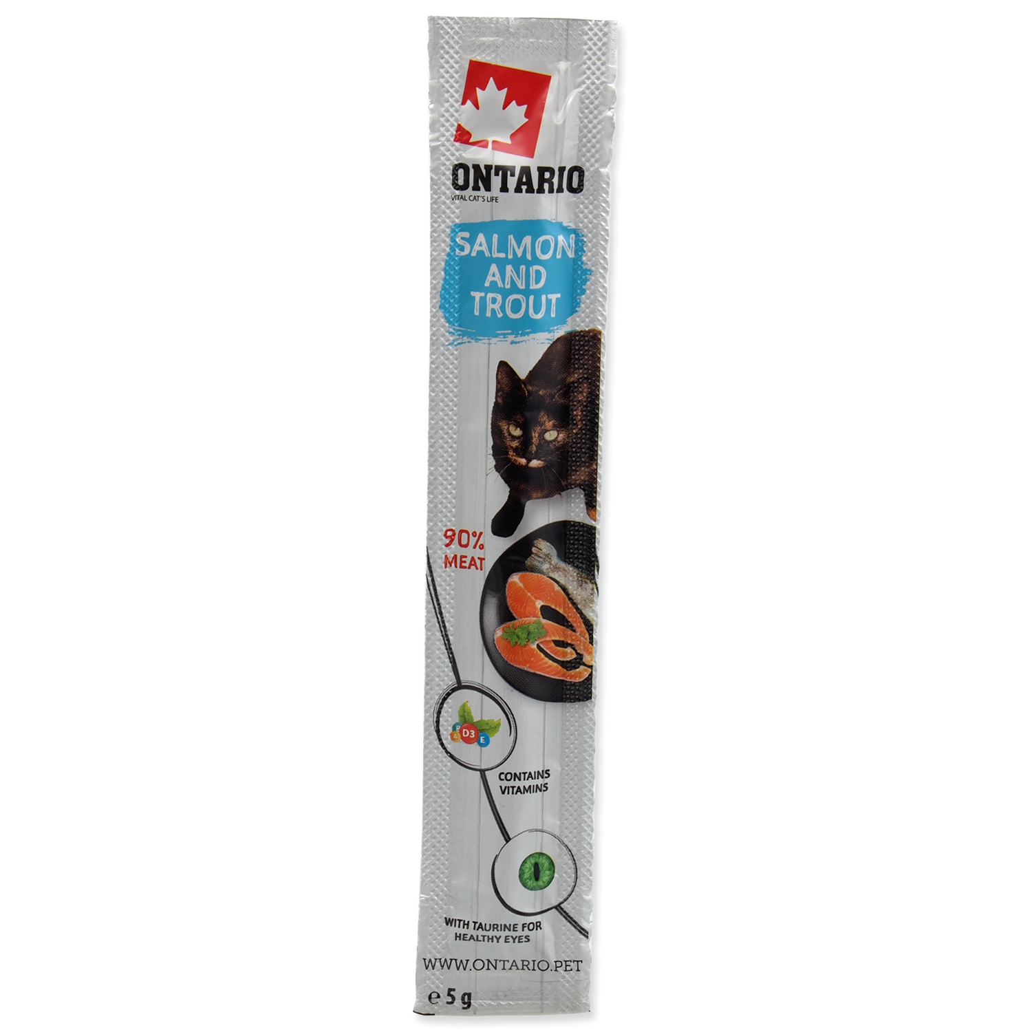 Ontario Sticks for cats Salmon&Trout - палички для котів з лососем та фореллю, 5г