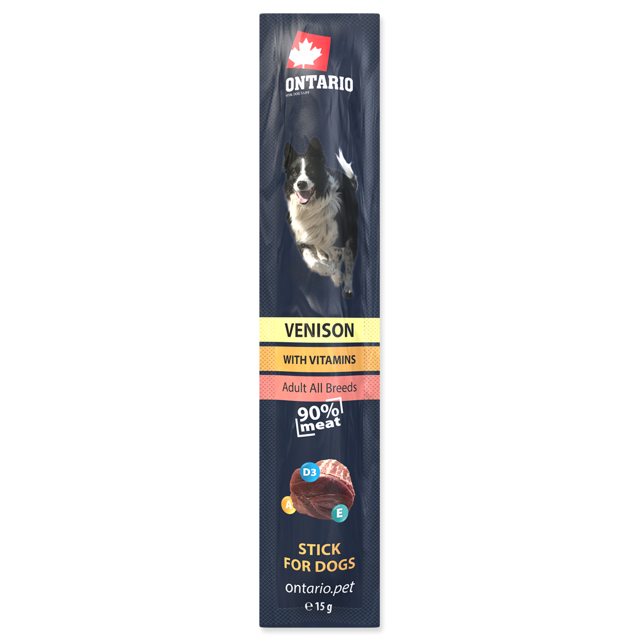Ontario Sticks for dogs Venison - палички для собак з олениною, 15г