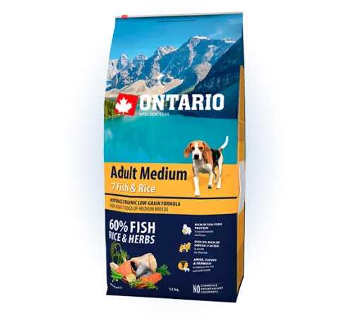 Ontario Adult Medium Fish & Rice